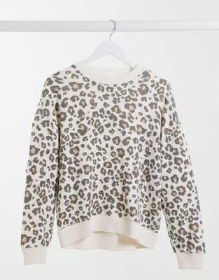 american eagle leopard sweatshirt