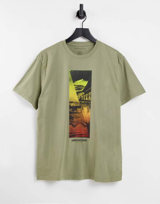 American Eagle – T-shirt z fotorealistycznym nadrukiem