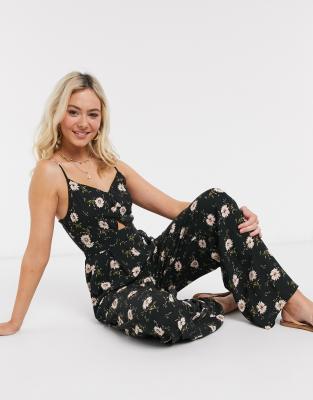 american eagle black jumpsuit