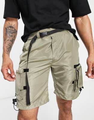 American Stitch cargo shorts in stone