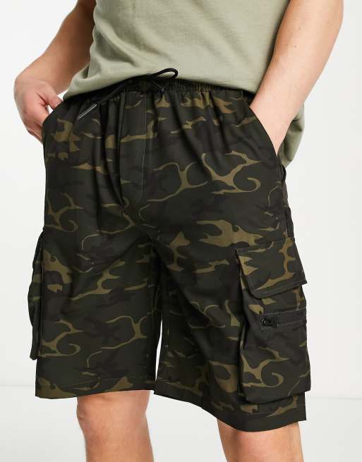 American Stitch cargo shorts with zip pockets ASOS
