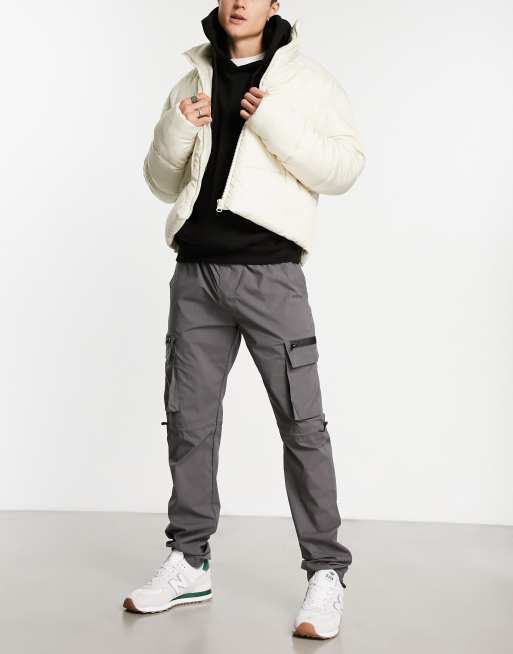 American Stitch – Cargohose in Grau