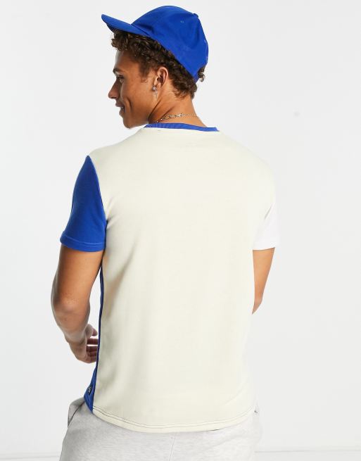 Le Breve Baseball Button Up T-Shirt in White - ASOS Outlet