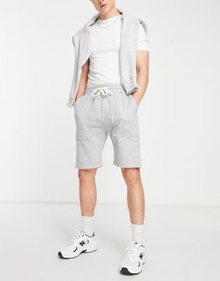 American Stitch jersey shorts in gray - Click1Get2 Offers