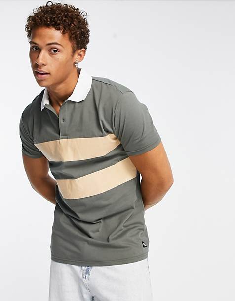 Men's Stylish Polo Neck T Shirt Short/Long Sleeves Summer Casual Tee Tops US 