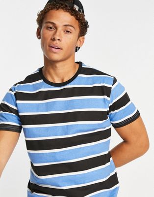 American Stitch stripe t-shirt-Multi