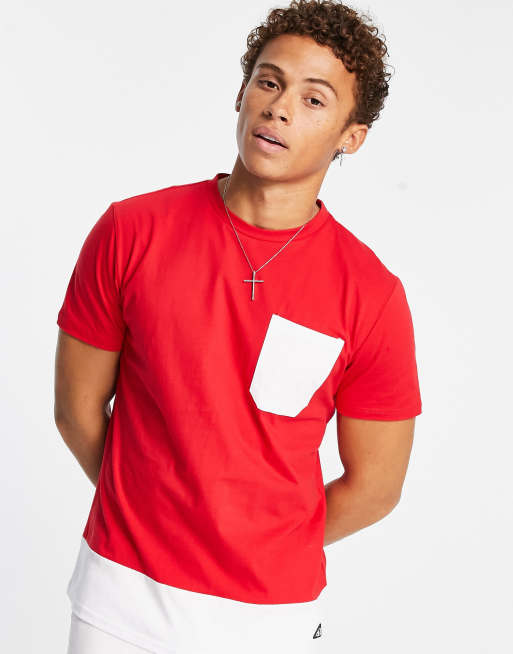 American Stitch t-shirt in red 