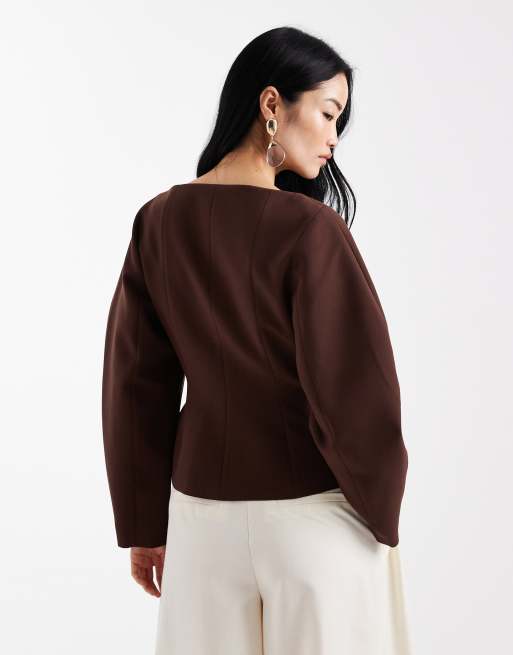 Americana con cuello barco de ASOS DESIGN, 4 de 4