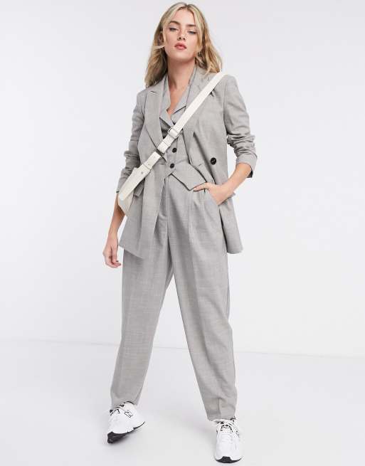 Traje de 3 piezas con acabado texturizado en marrón Mansy de ASOS DESIGN, 2 de 4