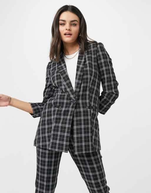 Traje de sastre a cuadros monocromáticos Mix & Match de ASOS DESIGN, 2 de 3