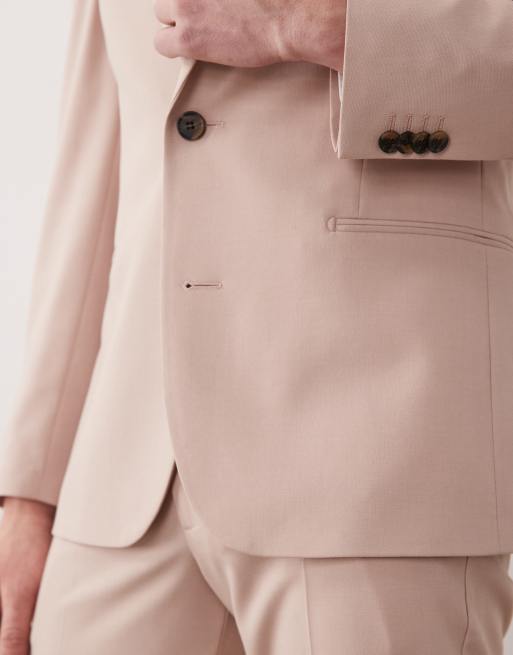 Americana de traje rosa empolvado entallada de ASOS DESIGN, 5 de 5