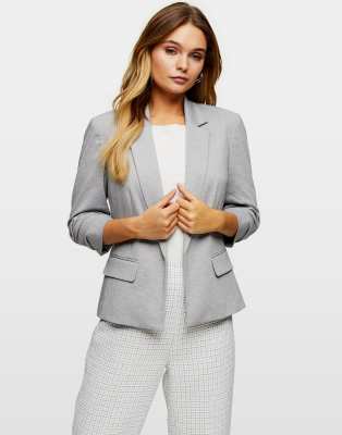 Americana gris de punto Roma de Miss Selfridge ASOS