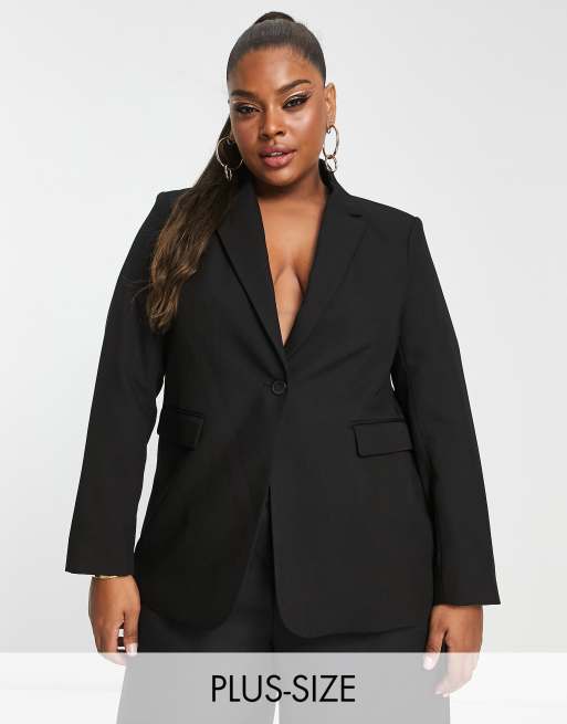 Americana negra de Mango Curve