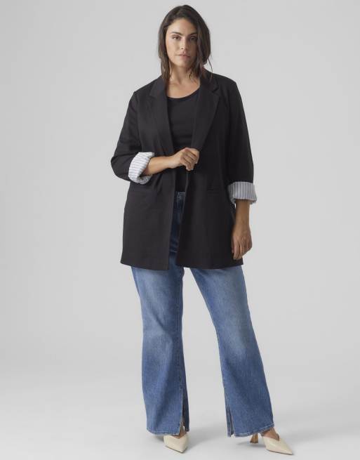 Americana negra de Vero Moda Curve, 3 de 4