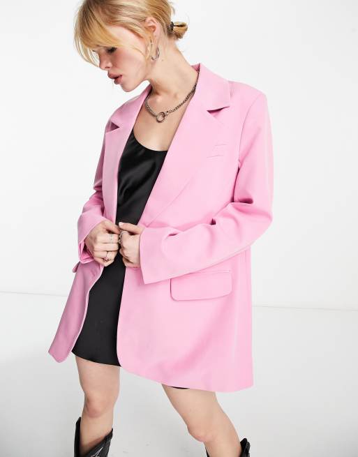 Only AMERICANA LARGA BLAZER ROSA MUJER 15245698 Rosa - Envío gratis