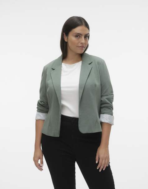 Americana verde laurel de Vero Moda Curve - view 1