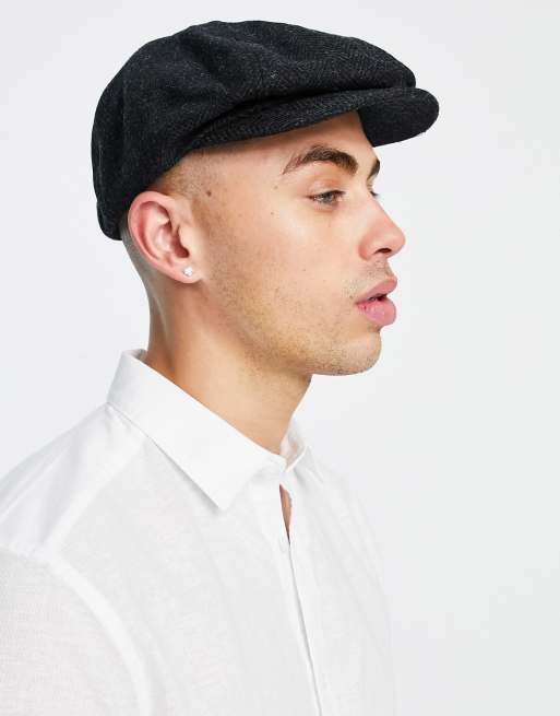 Amour grey baker boy hat