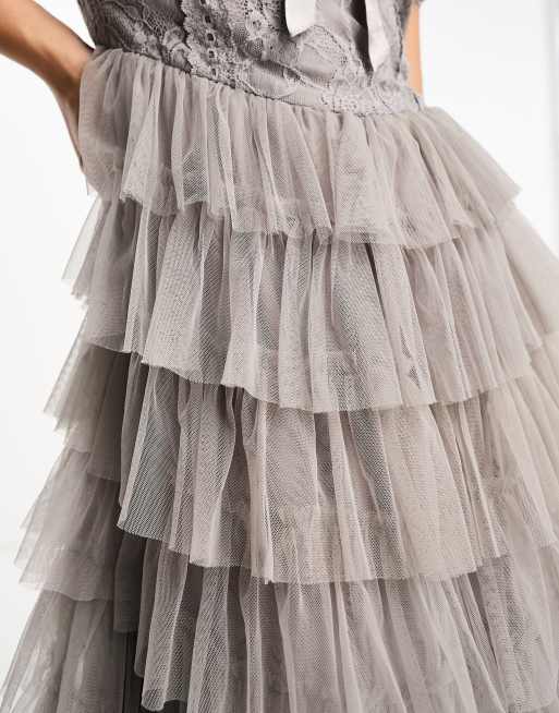 定価6】AMY JANE LONDON フリルワンピース ドレス レース
