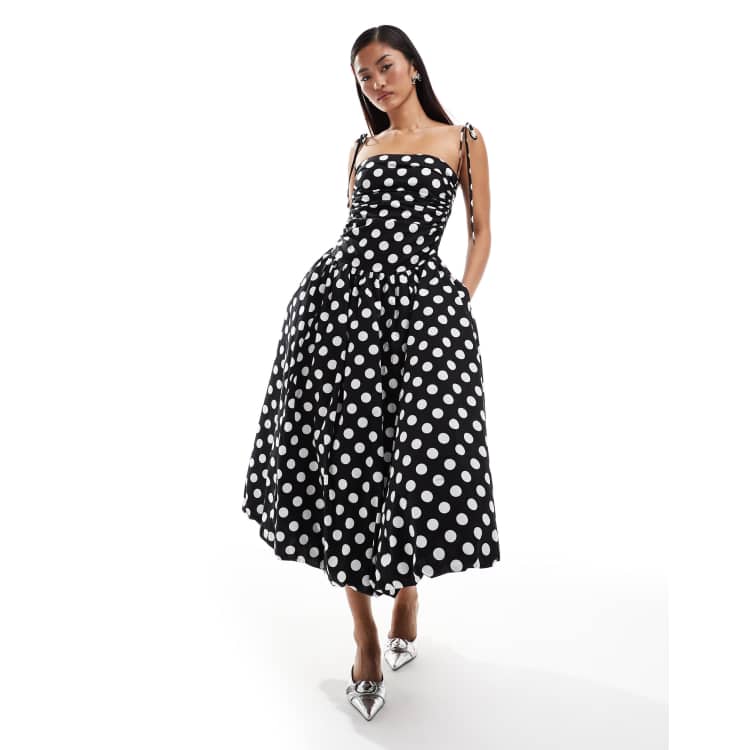 美品【ANDRESD】flocky dot pants dress flocky dot pants dress | ANDRESD