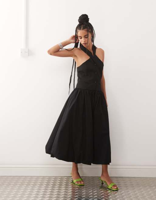 knee length dresses for ladies Alexa Midi Dress – Silk and Petal co main image 0