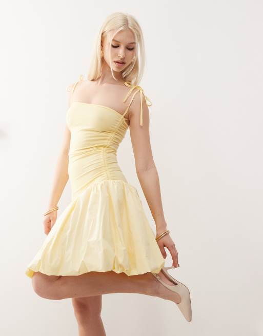 Alexa Tie Shoulder Mini Dress