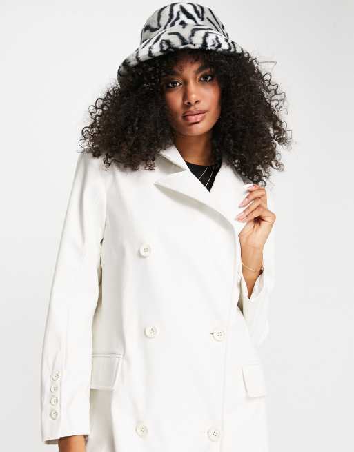 Trench coat off outlet white