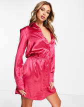 Forever Unique pleated jumpsuit in pink and red ombre | ASOS