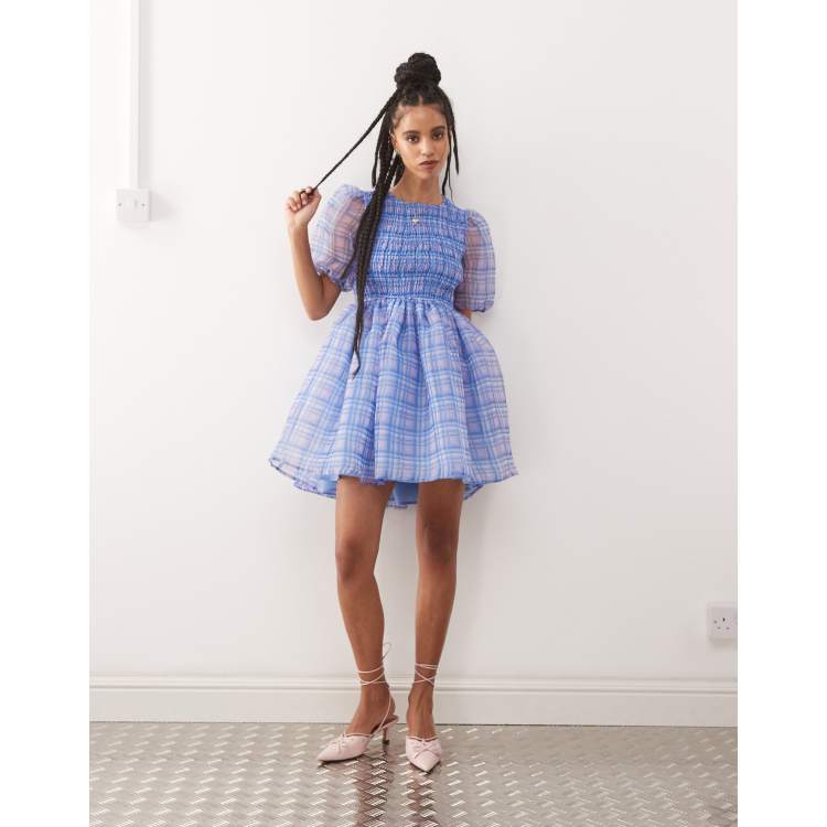 open lace back dress Foxwood Sorcha Denim Dress main image 0
