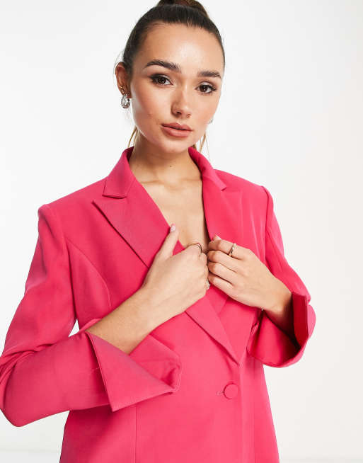 Fushia pink blazer store