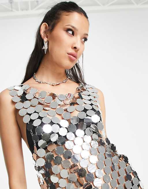 Trixie Open Back Sequin Top Trixie Open Back Sequin Top