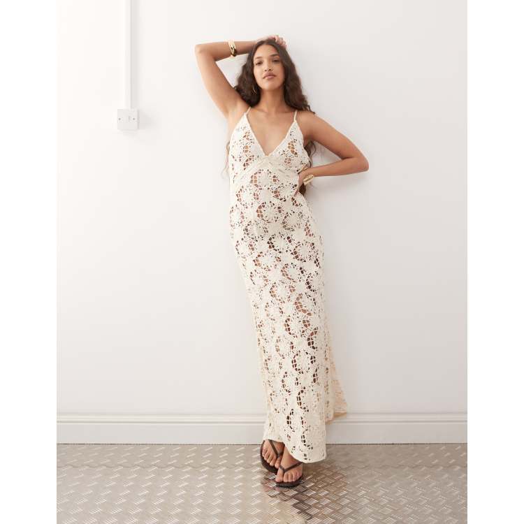 white christmas dresses Valentina Crochet Dress, Black, Helen Jon Xs main image 1