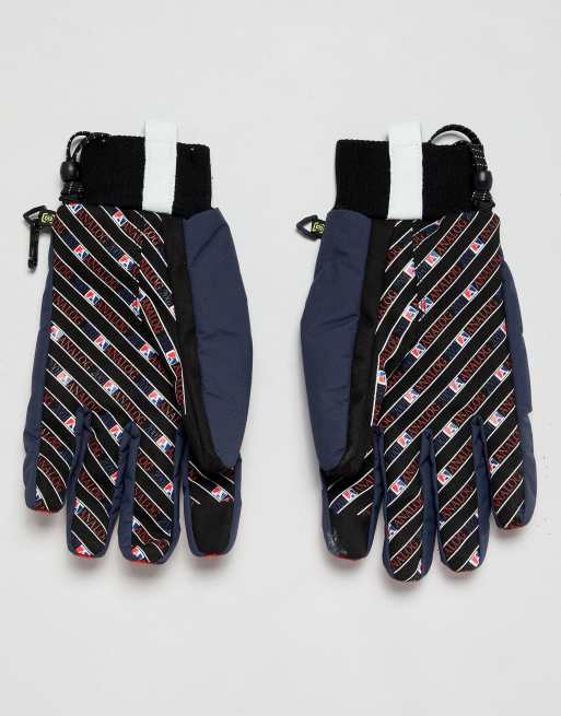 Analog Bartlett snowboard gloves in blue