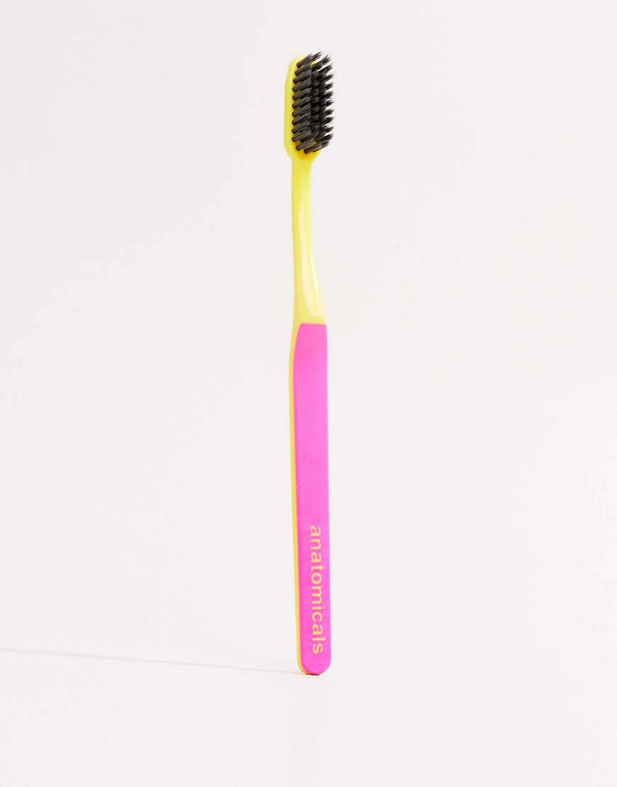 Anatomicals And Ain't That The Tooth The Better Brush Charcoal Toothbrush - Pink-No Colour