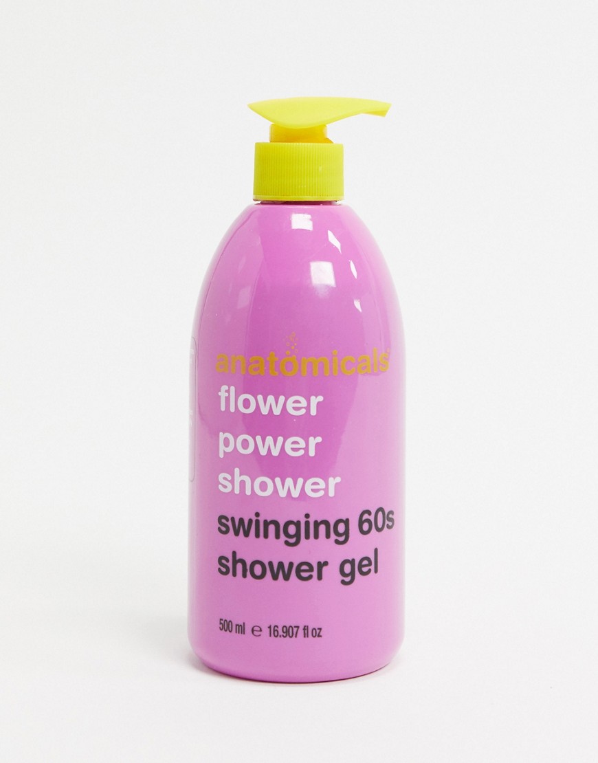 Anatomicals – Flower Power Shower Swinging Sixties – Duschgel-Ingen färg