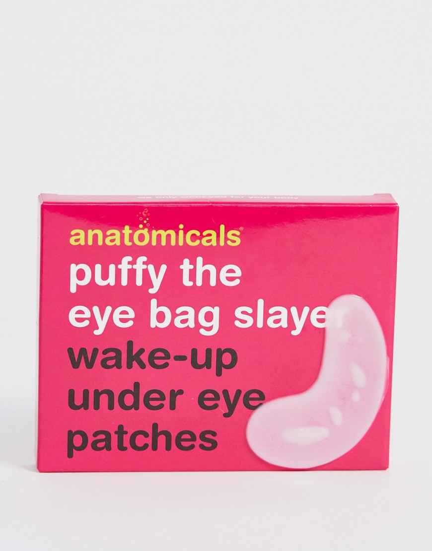 Anatomicals – Puffy The Eye Bag Slayer Wake-Up Under Eye Patches – Masker mot svullna ögon-Ingen färg