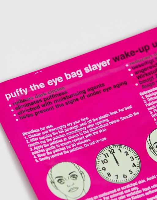 Anatomicals Puffy The Eye Bag Slayer Wake Up Under Eye Patches Asos