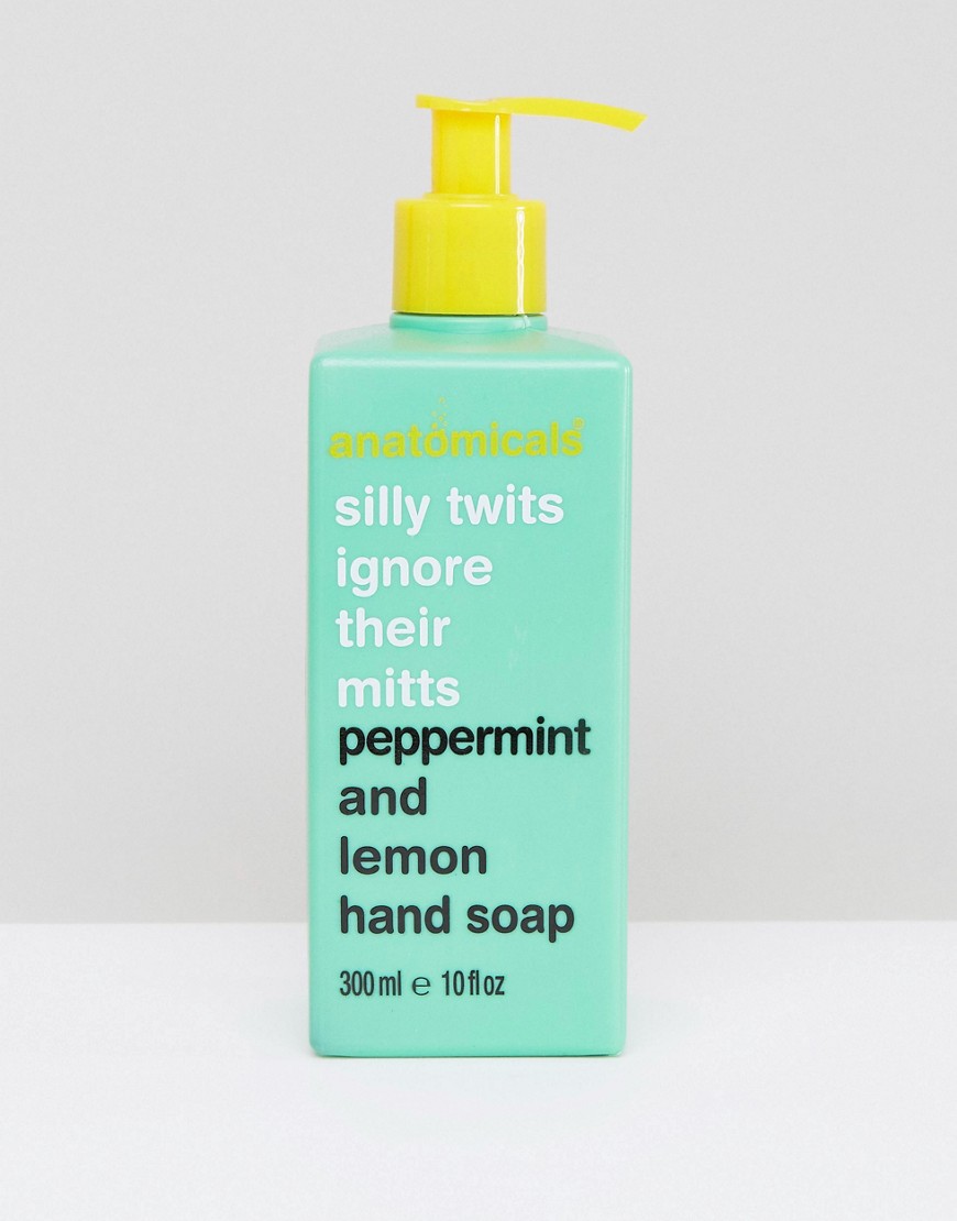 Anatomicals Silly Twits Ignore Their Mitts - Peppermint & Lemon Hand Soap 300ml-No Colour