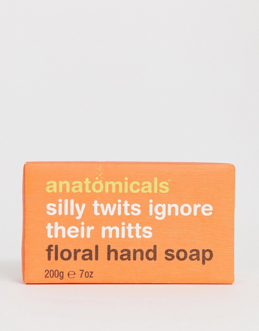 фото Anatomicals silly twits ignore their mitts. цветочное мыло для рук-бесцветный