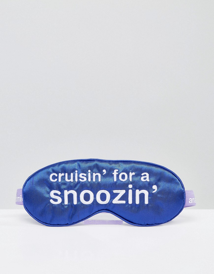 Anatomicals - Slaapmasker met Cruisin' For A Snoozin'-tekst-Zonder kleur