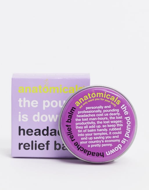 Anatomicals the pound is down headache relief balm