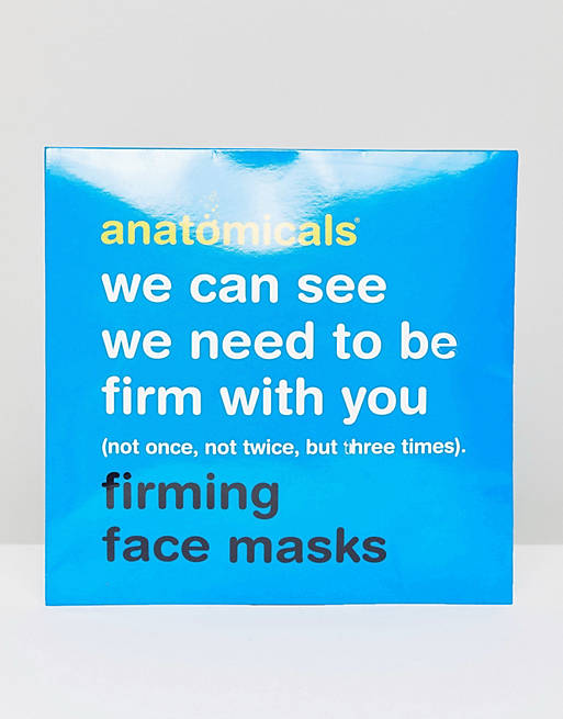 Anatomicals We Can See We Need To Be Firm With You - Firming Face Mask x 3