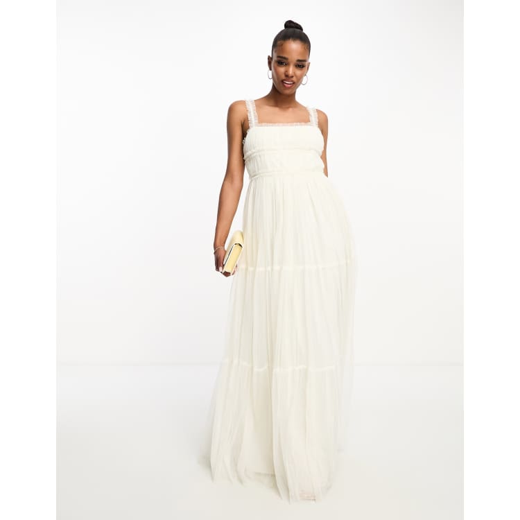 H&m white maxi dress sales