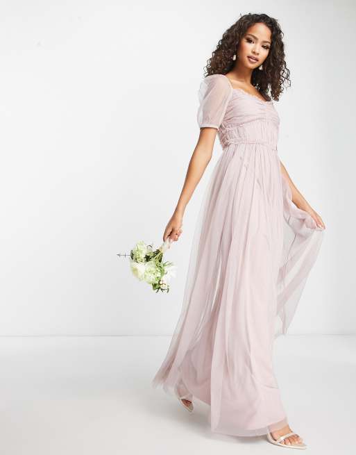 Puffy bridesmaid outlet dress