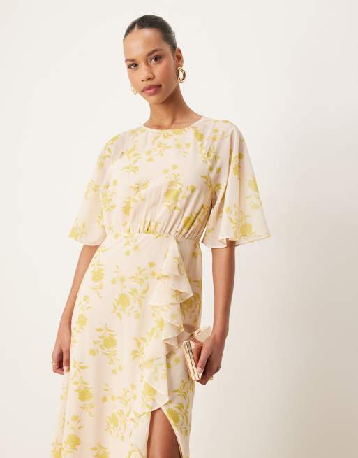 Anaya – Buntes Maxikleid mit Blumenmuster und Schlüssellochausschnitt hinten, 4 von 4