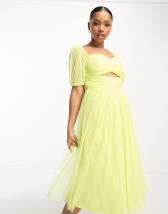 ASOS DESIGN Curve sweetheart neck off shoulder pleated maxi dress