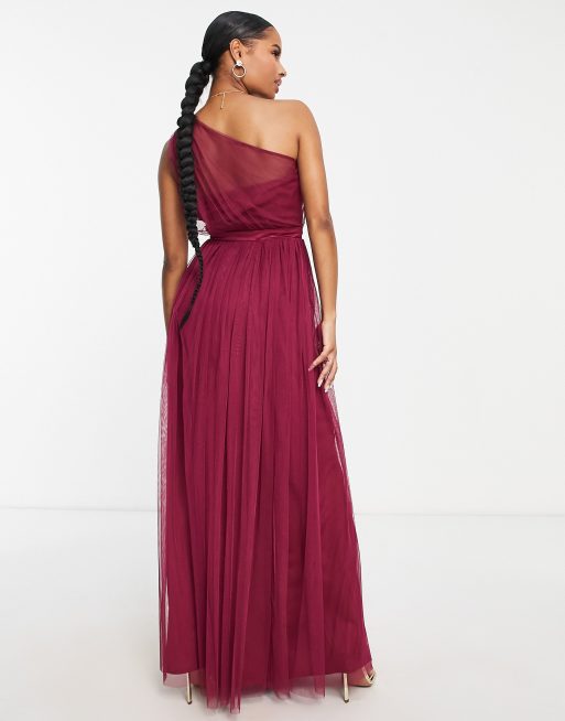 Plum bridesmaid 2024 dresses asos