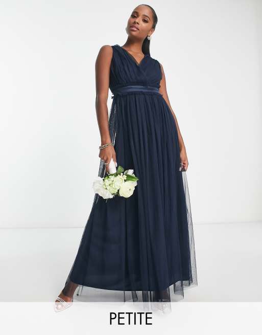 Asos shop bridesmaid navy