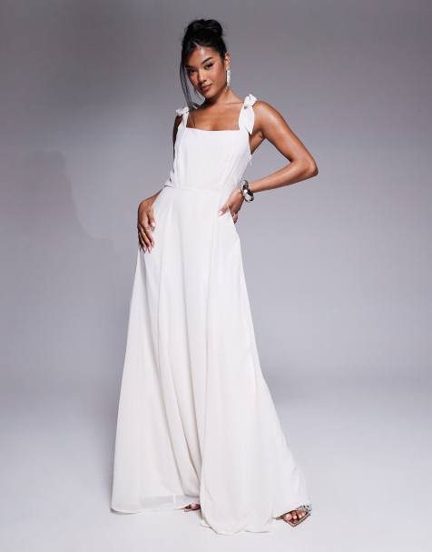 Anaya Strappy maxi dress in ivory - view 1