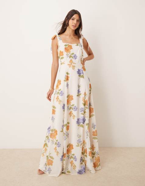 Anaya Strappy maxi dress in white - view 1