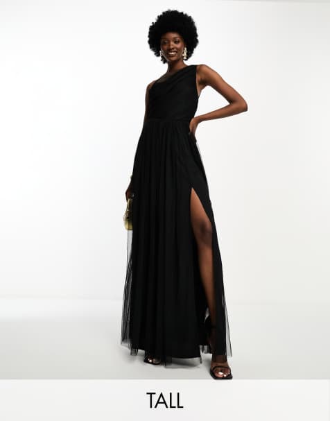 Black bridesmaid hotsell dresses asos